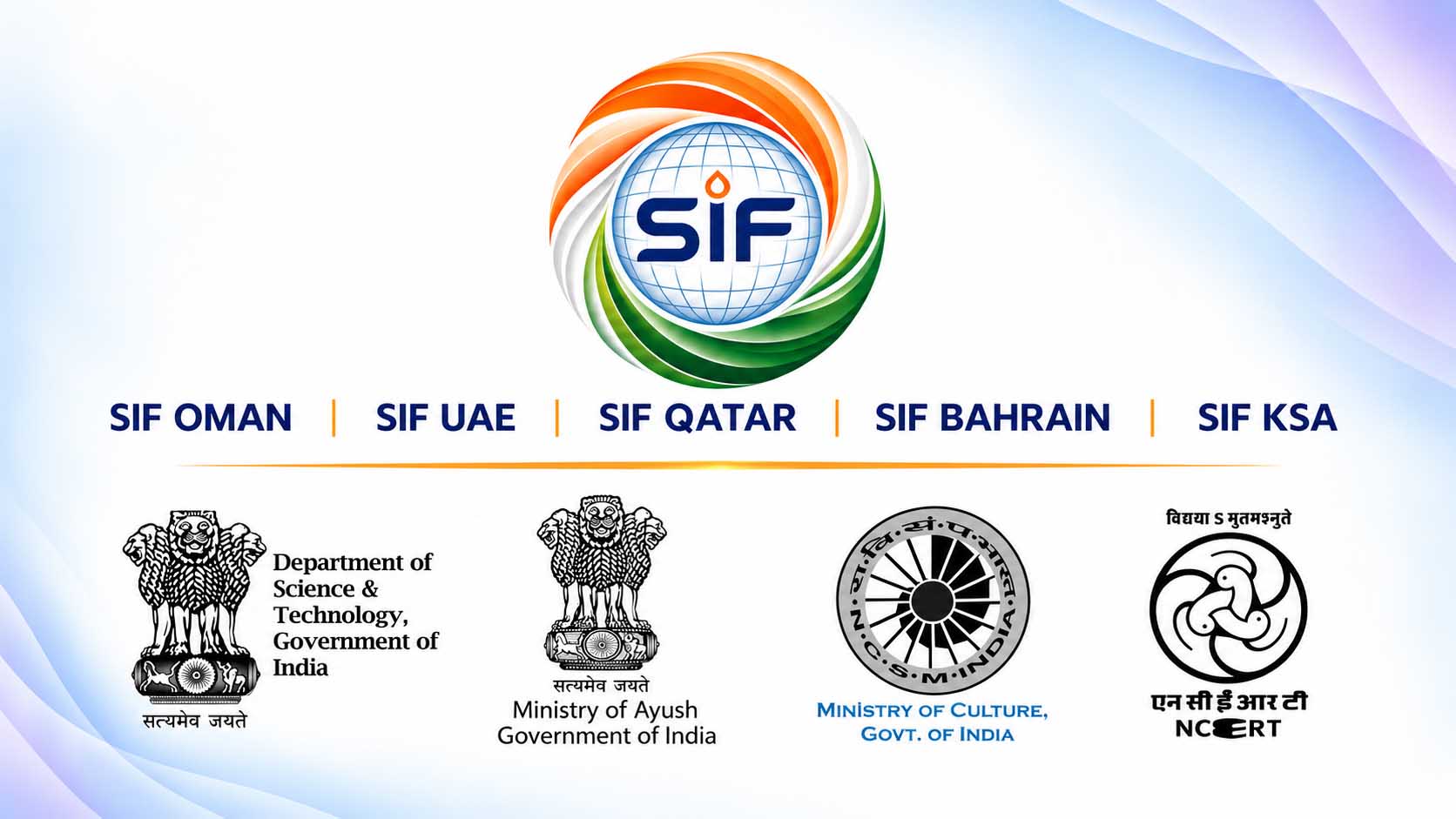 SIF chapters in Oman, UAE, Qatar, Bahrain and KSA with programme associates: DST, Ministry of Ayush, NCSM and NCERT