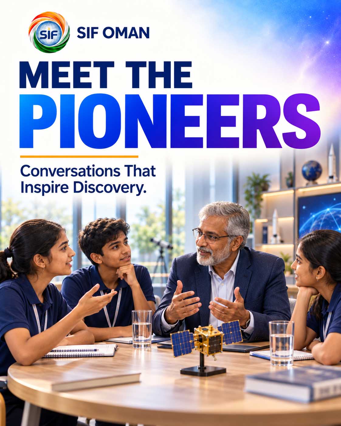 SIF Oman Meet the Pioneers conversations with scientists and researchers