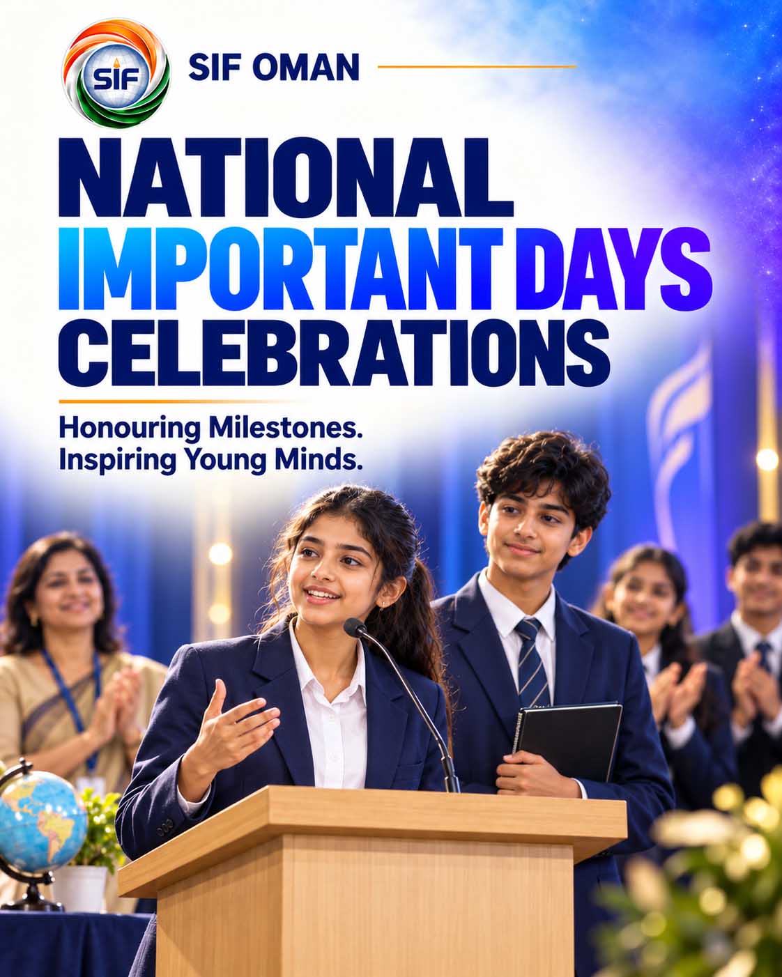 SIF Oman student celebrations of national important days