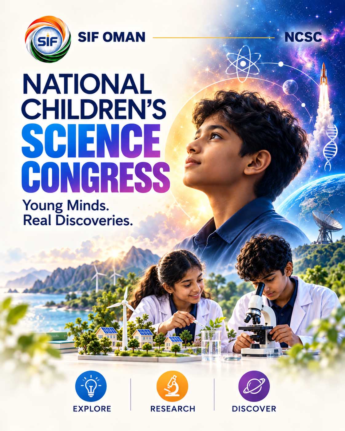 SIF Oman National Children’s Science Congress student science projects