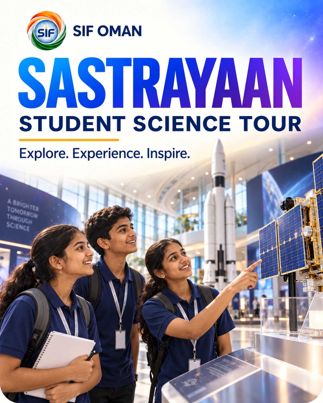 SIF Oman Sastrayaan educational science tour for students