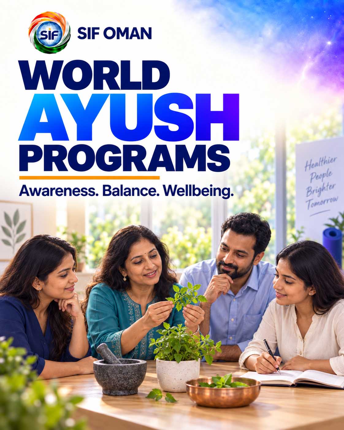 SIF Oman World Ayush Programs promoting knowledge and wellbeing